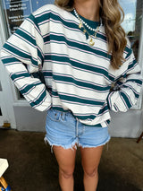 Retro Vibes Stripe Sweater