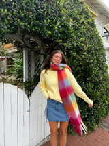 Let’s Get Toasty Oversized Sweater - Yellow