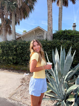 The Honey Girl Knit Top - Yellow