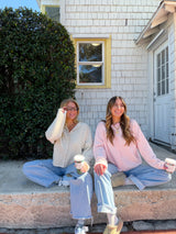 Sunhoney Girl Cardigan - Pink Stripe