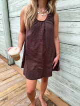 Brown Sugar Mini Dress