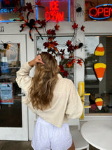 Sugar Cookie Corduroy Crop Jacket