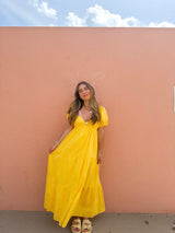Sunbeam Yellow Maxi Dress