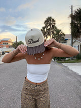 Duval Embroidered Polka Dot Hat - Brown