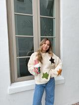 Starry Eyed Ivory Sweater