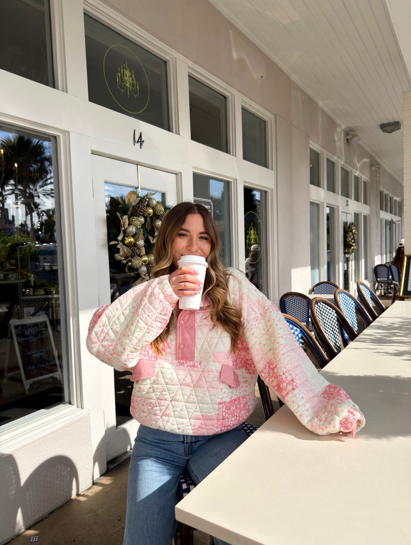 Sugarplum Quilted Jacket