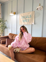 Polka Dot Dreams Lounge Set - Pink