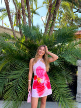 Hibiscus Haze Mini Dress