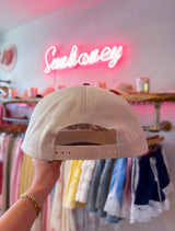 *PREORDER* Duval Embroidered Polka Dot Hat - Brown