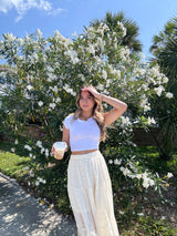 Wanderlust Ivory Lace Maxi Skirt