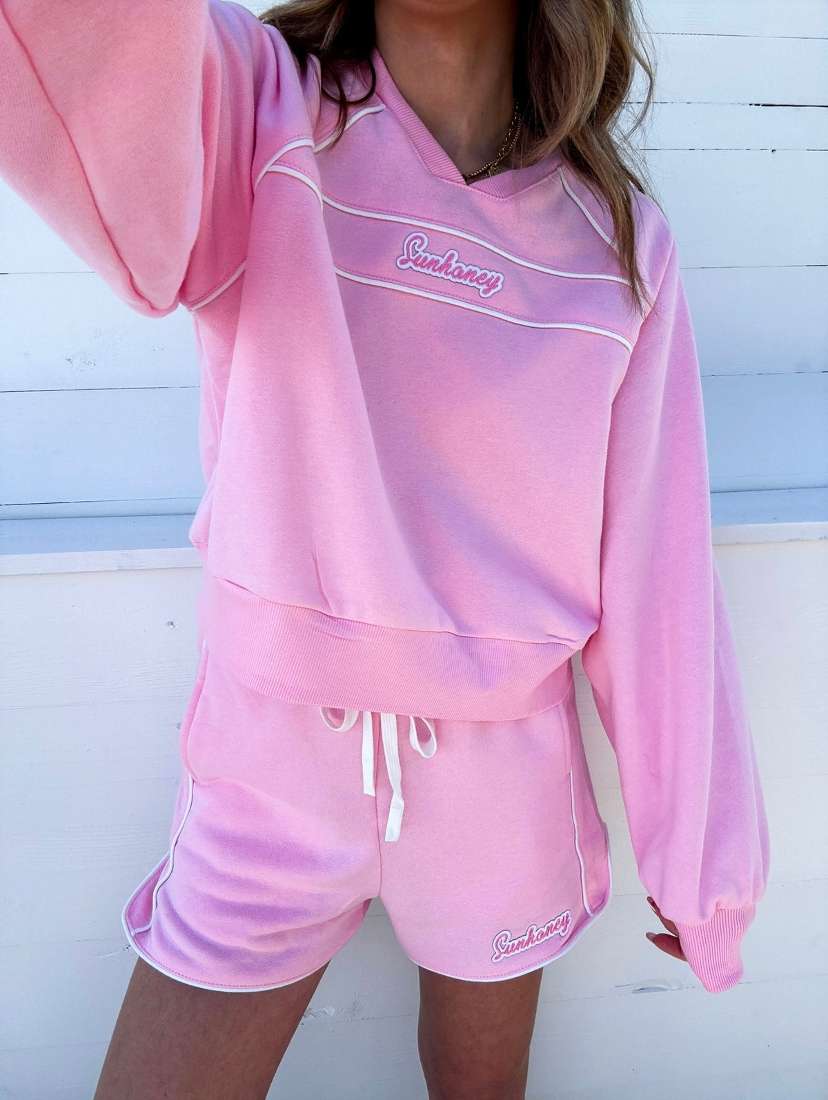 Sunshine Honey Pink Sweat Set – Sunhoney®