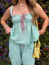 Mint To Be Gingham Set