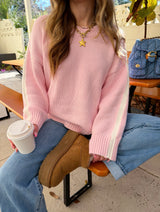 Pretty In Pink Sweater