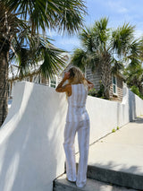 Coastal Core Striped Linen Set
