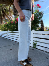 Between The Lines Striped Jeans