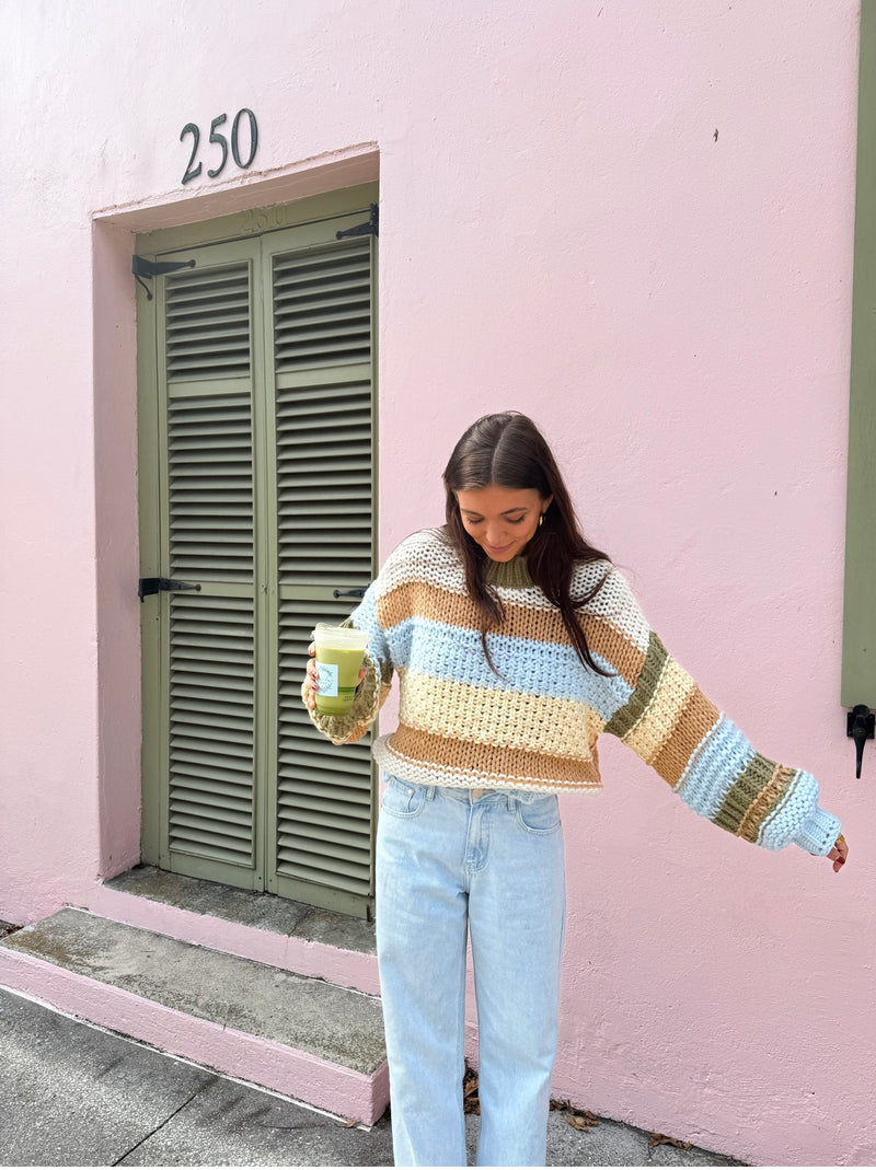 Holiday Honey Colorblock Sweater