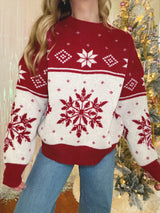 Alpine Dreams Burgundy Sweater