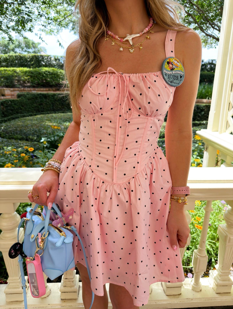 Pretty In Polka Dots Mini Dress
