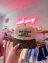 *PREORDER* Hot Girls Love Football Embroidered Hat