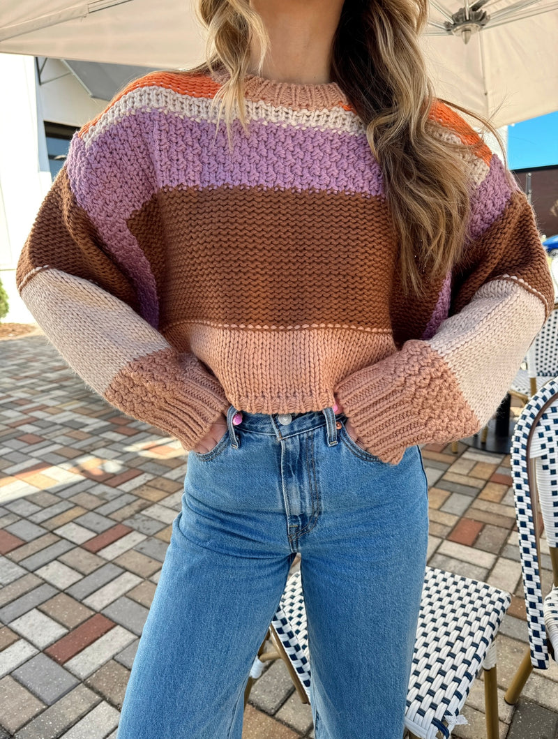 Hot Cocoa Colorblock Sweater