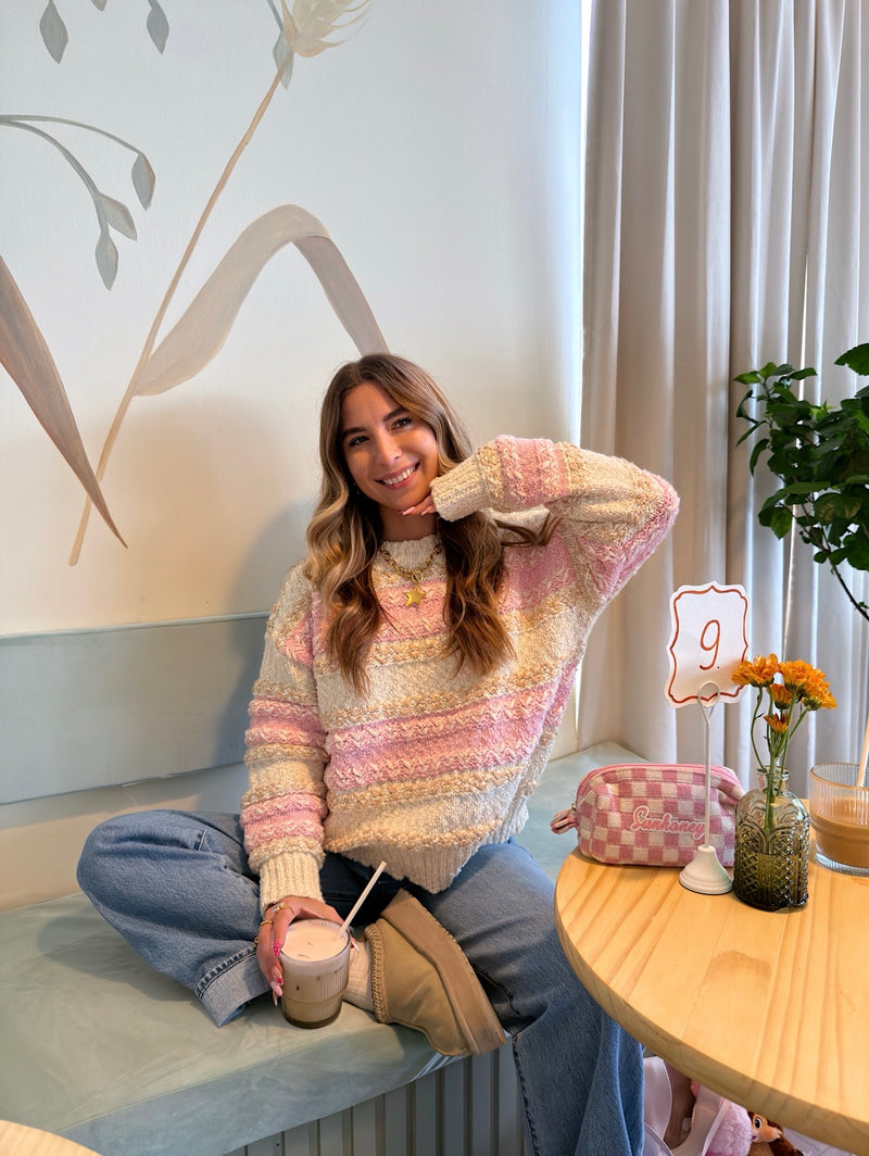 Sugar & Cream Chenille Sweater