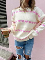 Sweetheart Baby Pink Sweater