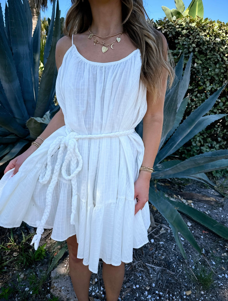 Cloud Nine Linen Flowy Dress Sunhoney Cloud Nine Linen Flowy Dress Sunhoney
