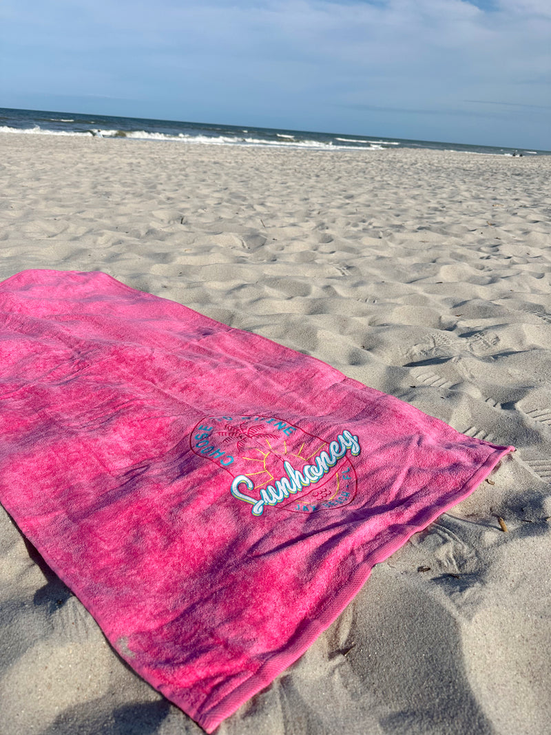Sunhoney Choose To Shine Pink Towel