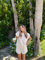 Seeing Stripes Pink & Ivory Set