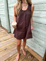 Brown Sugar Mini Dress
