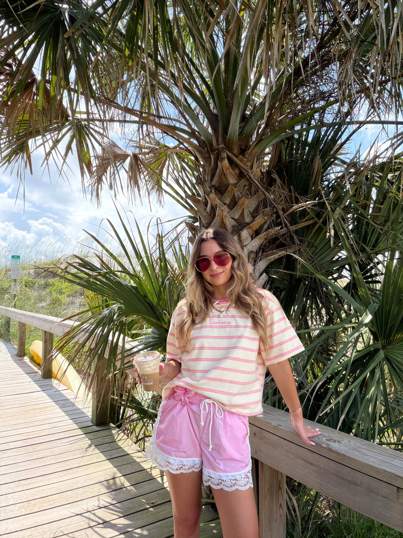 So Darling Lace Shorts - Pink – Sunhoney®