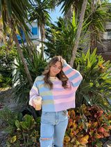 Sugar High Colorblock Sweater