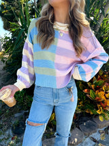 Sugar High Colorblock Sweater