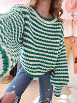 Pine Striped Sweater