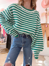 Pine Striped Sweater