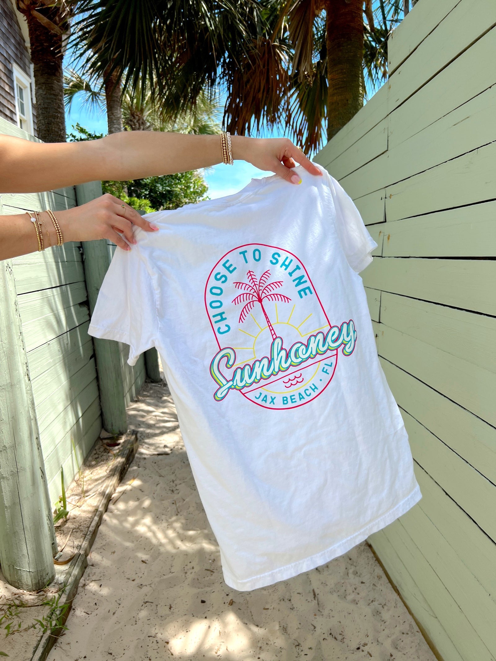 Sunhoney Choose To Shine Palm Tee – Sunhoney®