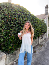 Pretty In Lace Satin Lace Top