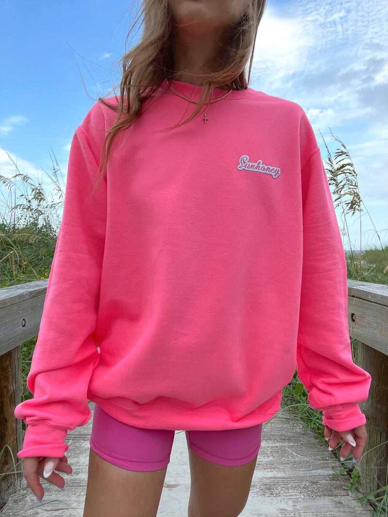 Sunhoney The Sunshine Club Pink Sweatshirt