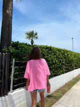 Go With The Flow Pink Tee