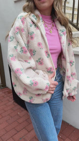 Floral Feeling Fleece Jacket