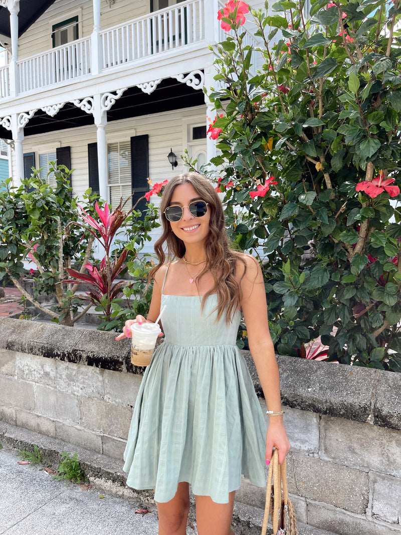 Mint To Be Babydoll Dress Mint To Be Babydoll Dress