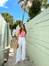 Sun & Sand White Linen Pants - Shop Sunhoney – Sunhoney®