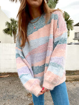 Sedona Sunset Pastel Oversized Sweater