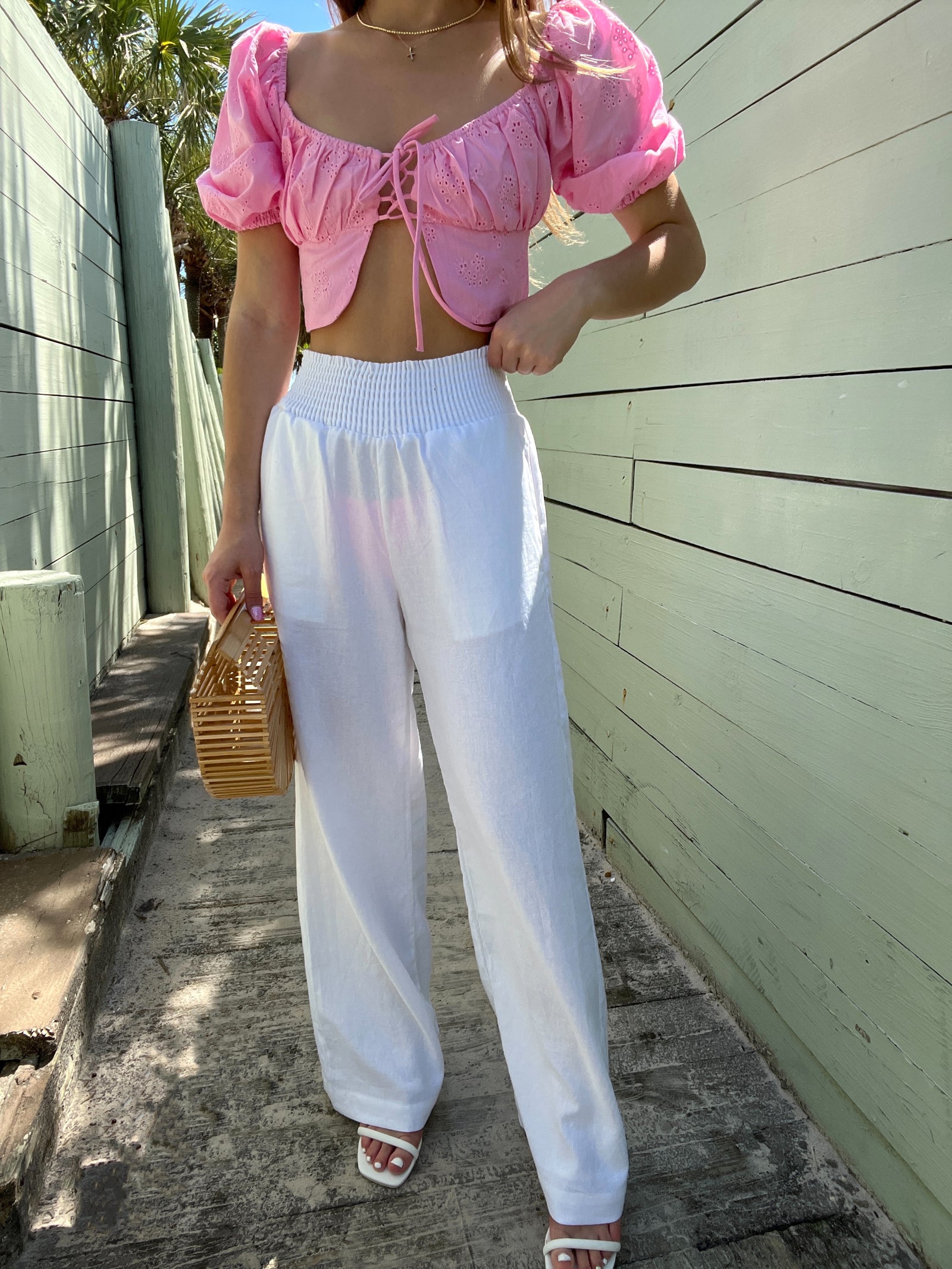 Sol Seeker White Linen Pants - Shop Sunhoney – Sunhoney®