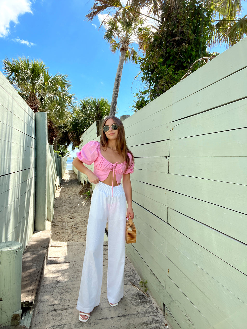 SUNSEA 20SS LINEN WIDE PANTS 2