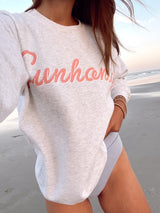 sunhoney logo boyfriend sweatshirt