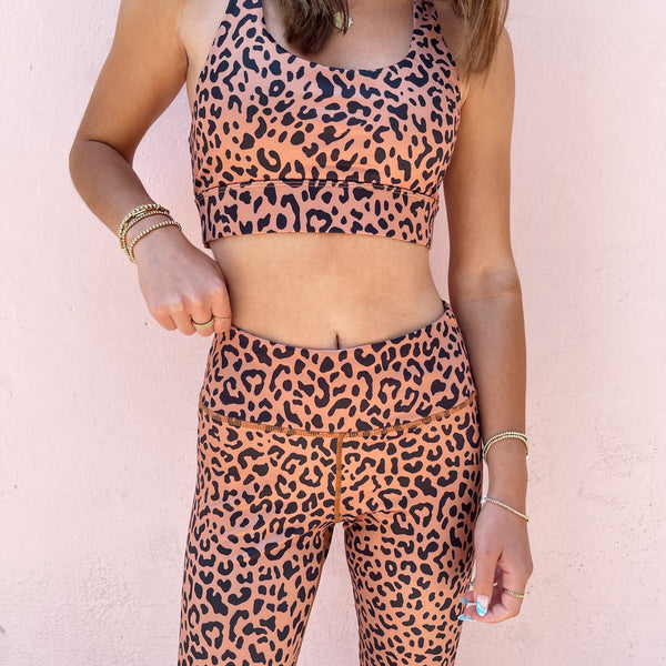 Bronzed Leopard Activewear Set - Shop Sunhoney – Sunhoney®